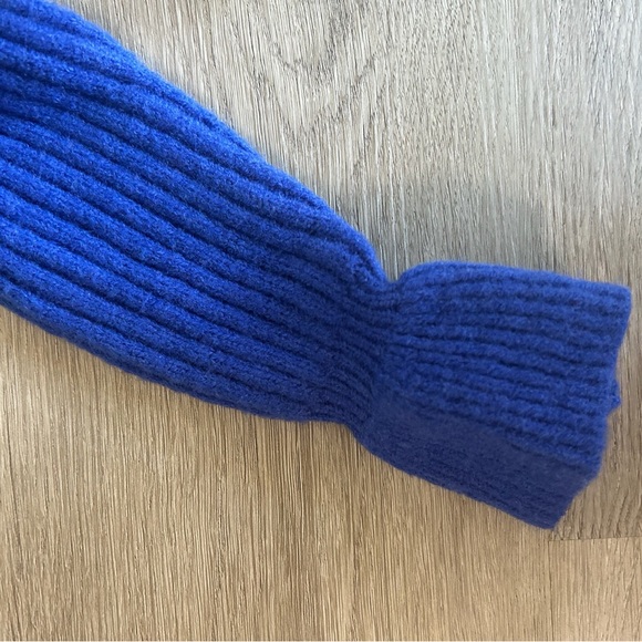 Royal Blue Sweater Dress - Picture 3 of 4